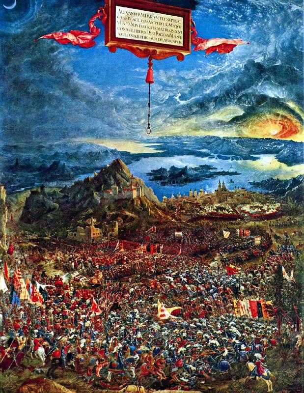 Albrecht Altdorfer Battle of Issus oil painting picture